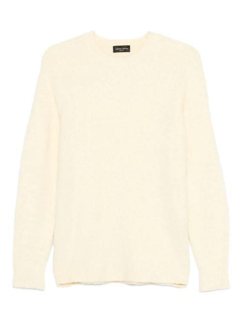 Maglione Roberto Collina plush garzato Roberto Collina | 253M4520102 BIANCO